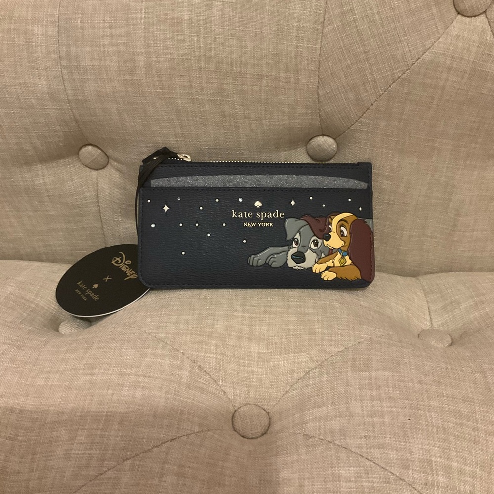 Kate Spade Disney Lady and the Tramp Card Holder Wallet